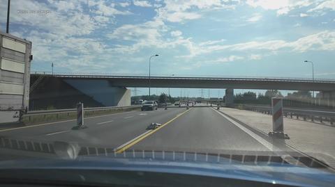 Na autostradzie są deformacje nawierzchni