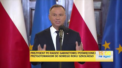 Prezydent po posiedzeniu Rady Gabinetowej: nie zakłada się żadnego lockdownu