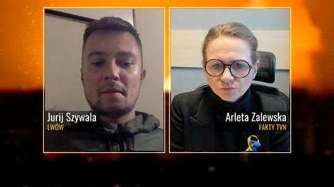 "Ukraina walczy - cywile". Jurij Szywala z Lwowa o pracy podczas wojny dla zagranicznych mediów (cała rozmowa)