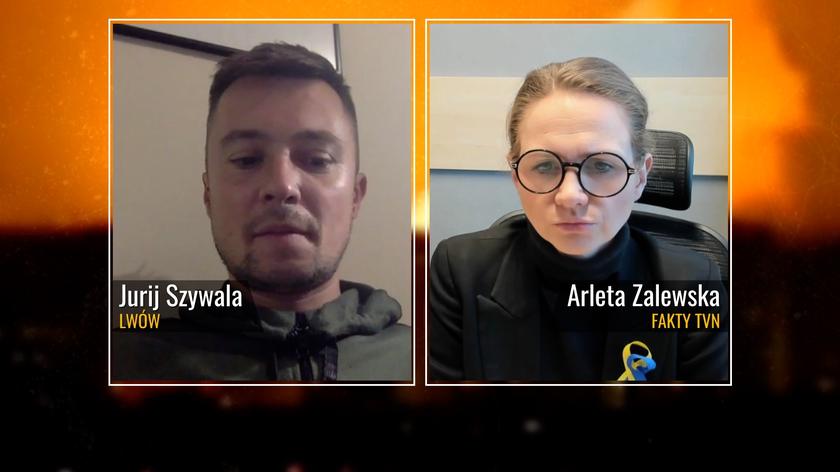 "Ukraina walczy - cywile". Jurij Szywala z Lwowa o pracy podczas wojny dla zagranicznych mediów (cała rozmowa)