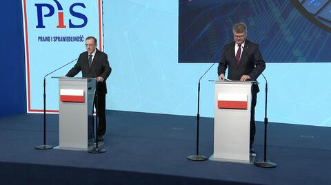 Kamiński i Wąsik postanowili zabrać głos w sprawie Pegasusa. Na pytania nie odpowiedzieli 