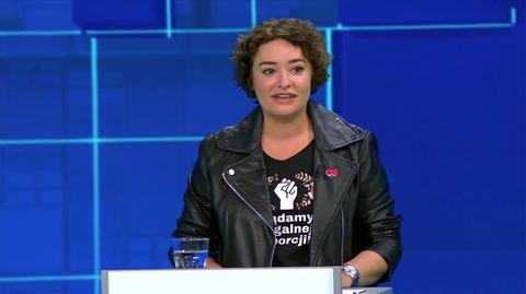 Pytanie o pogląd na temat aborcji. Odpowiada Anna Maria Żukowska