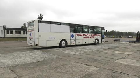 Piła: W trzy dni zamienili autobus w wielki ambulans. Jedzie już na Ukrainę