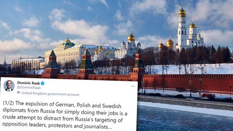 Źródło unijne: Rosja wydaliła trzech europejskich dyplomatów, z Niemiec, Polski i Szwecji 