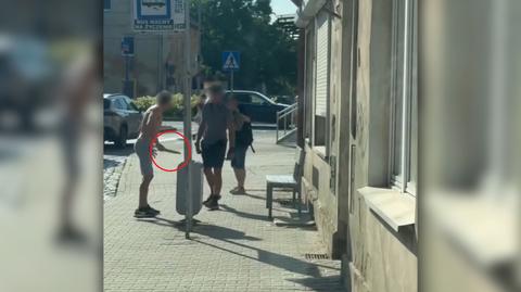 "Ludzie uciekali z przystanku". Mężczyzna zatrzymany
