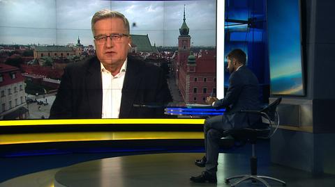 Komorowski: prezydent powinien zbadać, czy jest wystarczające uzasadnienie i poinformować wszystkie środowiska polityczne