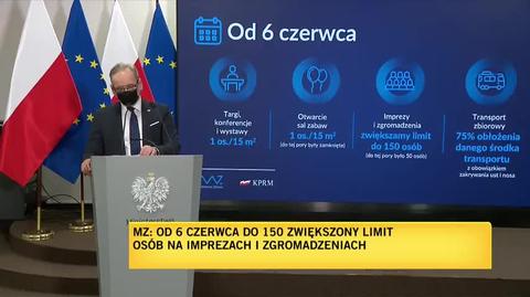 Minister Niedzielski announces further easing of restrictions