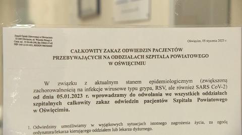 Szpitale zakazują odwiedzin z powodu szalejącej grypy, wirusa RSV i COVID-19