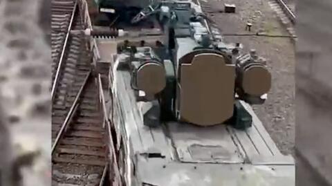 Sprzęt wojskowy z Białorusi zmierza w kierunku granicy z Ukrainą 