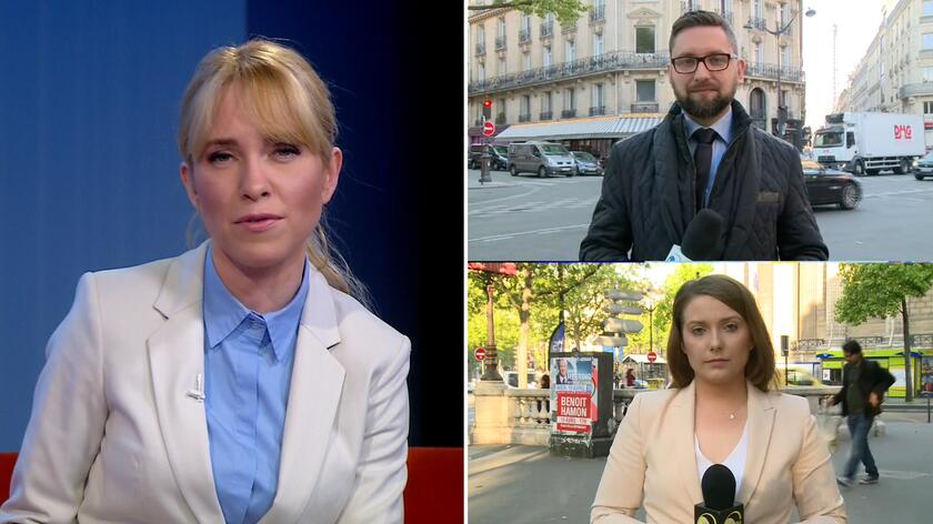 Korespondenci TVN24 o francuskich wyborach