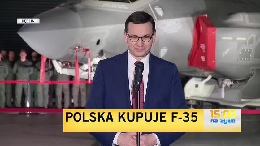 Premier Mateusz Morawiecki o kupnie samolotów F-35