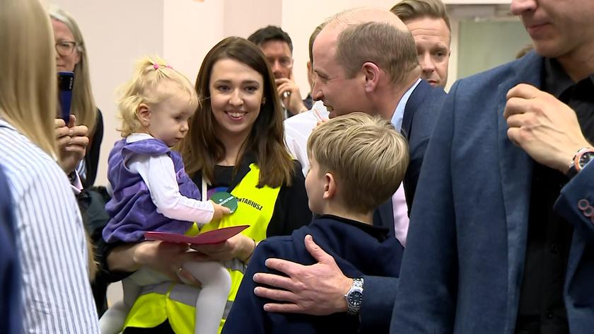 Kinga Pestkowska o wizycie księcia Williama w punkcie dla uchodźców z Ukrainy