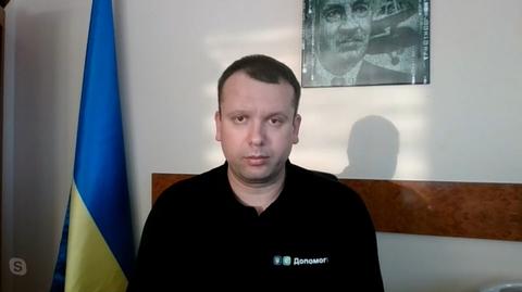 Kostiantyn Koszelenko, ukraiński wiceminister polityki społecznej, był gościem TVN24 BiS