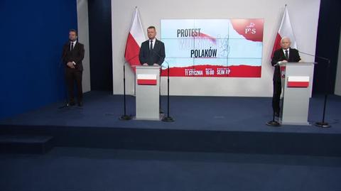 Kaczyński o geście Kamińskiego: nic nie widziałem, to element manipulacji