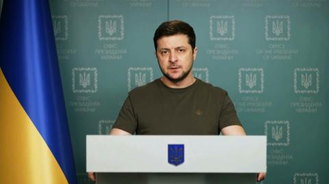 Zełenski: przeżyliśmy noc, która mogła zmienić historię Ukrainy i Europy