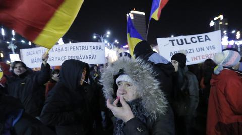 Protesty w Rumunii.