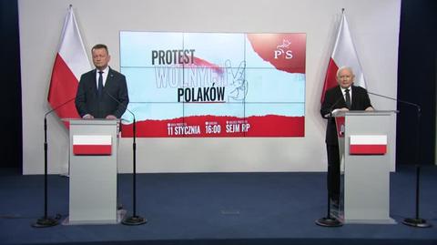 Kaczyński o telefonie o trzeciej w nocy do prezesa TVP