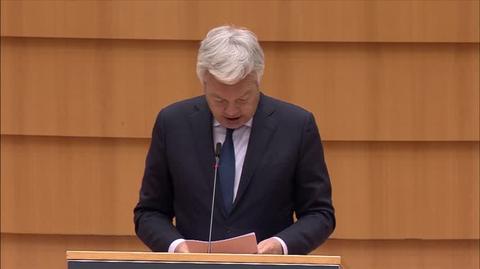 Reynders o "lex Tusk": jest to sytuacja, którą KE obserwuje z wielkim zaniepokojeniem