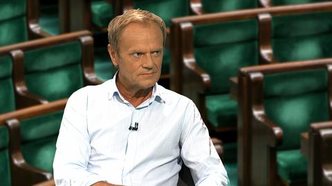 Donald Tusk in his first TV interview after his return to Polish politics