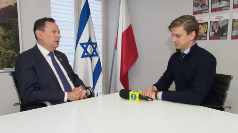 Cała rozmowa Jacka Tacika z ambasadorem Izraela Jakovem Liwne