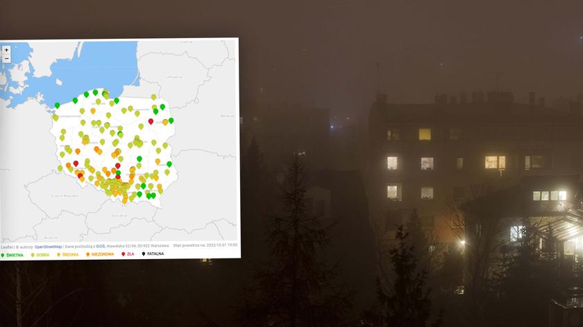 Smog W Polsce Poniedziałek 3110 Miejscami Sytuacja Jest Bardzo Zła Jakość Powietrza Tvn Meteo 3224