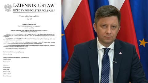 Uchwała PKW opublikowana w Dzienniku Ustaw