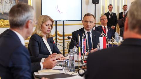 Spotkanie Bukaresztańskiej Dziewiątki. Prezydent: musimy określić jasną perspektywę dołączenia Ukrainy do Sojuszu