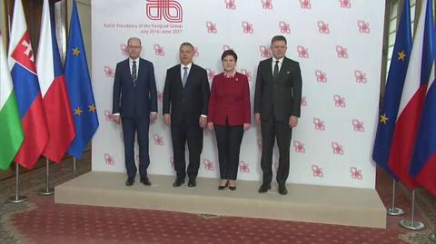 Spotkanie premierów państw Grupy Wyszehradzkiej w Warszawie