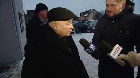 Kaczyński: ministra Wąsika chciałem przede wszystkim zobaczyć i go zapytać jak się czuje, no i pozdrowić jako kolegę