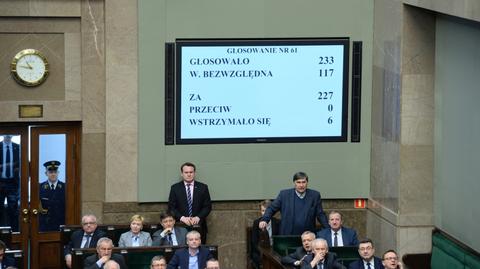 Chaos w Sejmie podczas głosowania wyboru nowego sędziego TK
