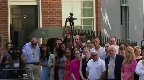 Johnson pierwszy raz publicznie pokazał się z Carrie Symonds na początku 2019 roku 