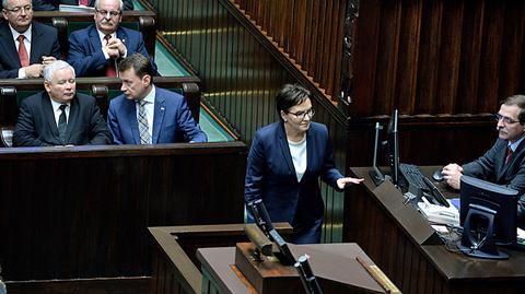 Premier Ewa Kopacz złożyła dymisję swojego rządu