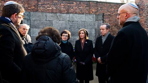 Wizyta Nancy Pelosi w Auschwitz