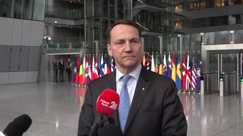 Sikorski: popieramy wysiłki sekretarza generalnego NATO na rzecz Ukrainy  