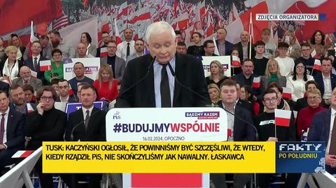 Tusk odpowiada na słowa Kaczyńskiego: Ogłosił, że powinniśmy być szczęśliwi, że nie skończyliśmy jak Nawalny. Łaskawca