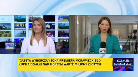 "Gazeta Wyborcza": żona premiera Morawieckiego kupiła działki nad morzem za miliony złotych