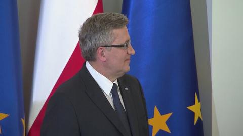 Prezydent dziękował za "zasługi w drodze ku polskiej wolności"