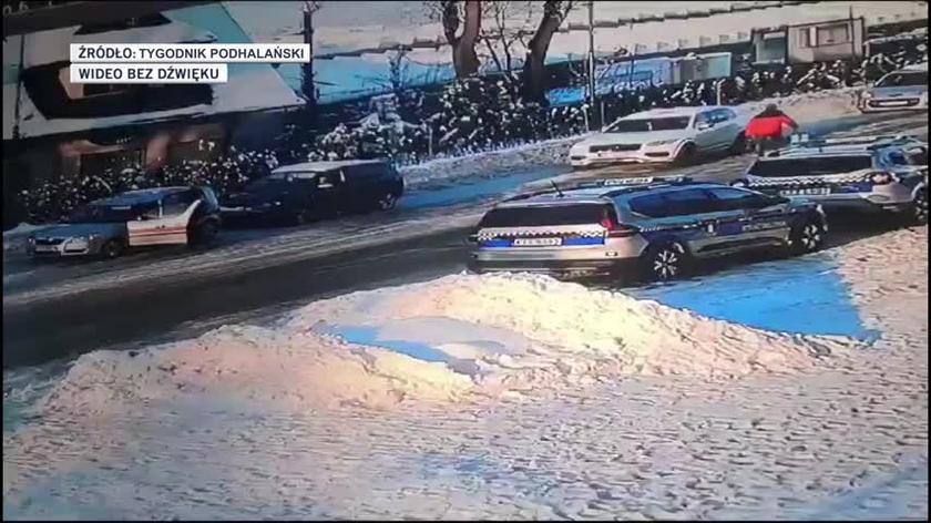 Strażnik próbował zatrzymać kierowcę na dworcu w Zakopanem