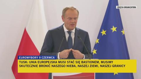 Donald Tusk o eurowyborach: Wąsik i Kamiński szukają złudnego bezpieczeństwa. Wysyłamy za nimi Kierwińskiego