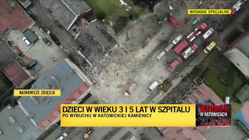 Dwie poszkodowane dziewczynki w szpitalu po wybuchu gazu w Katowicach