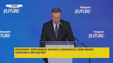 Prezydent: możemy pomóc w podnoszeniu Ukrainy ze zniszczeń