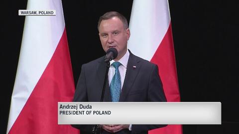 Andrzej Duda, Polish President, awarded medals to rescuers of Poles
