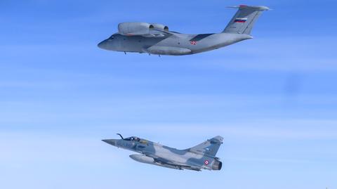 Dowództwo Sił Powietrznych NATO publikuje nagranie z przechwycenia rosyjskich samolotów (materiał z 1 marca)