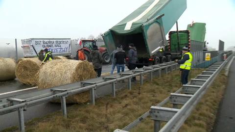 Protest rolników. Trasa A2 zablokowana 