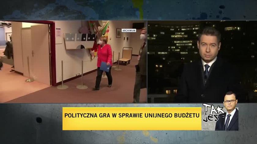Maciej Sokołowski, korespondent TVN24, o roboczej wersji projektu kompromisu w sprawie budżetu UE