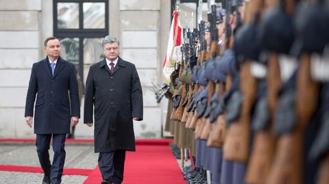 Poroszenko w Polsce. 25 lat temu Polska uznała niepodległość Ukrainy