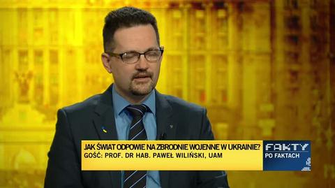 Prof. Wiliński: trzeba działać szybciej niż szybko, bo dowody zbrodni się zacierają