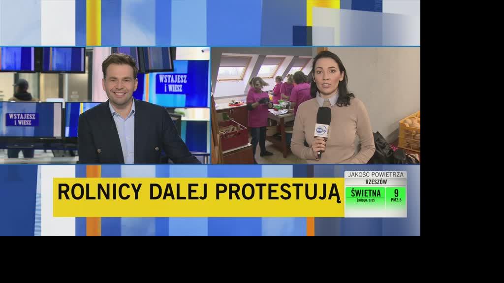 Protesty rolników na Warmii i Mazurach
