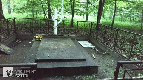 Rudzica. Zdewastowano grób upamiętniający rozstrzelanych Żydów w czasie II wojny światowej 