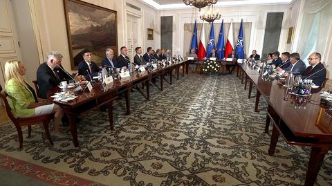 Prezydent Andrzej Duda po posiedzeniu Rady Bezpieczeństwa Narodowego